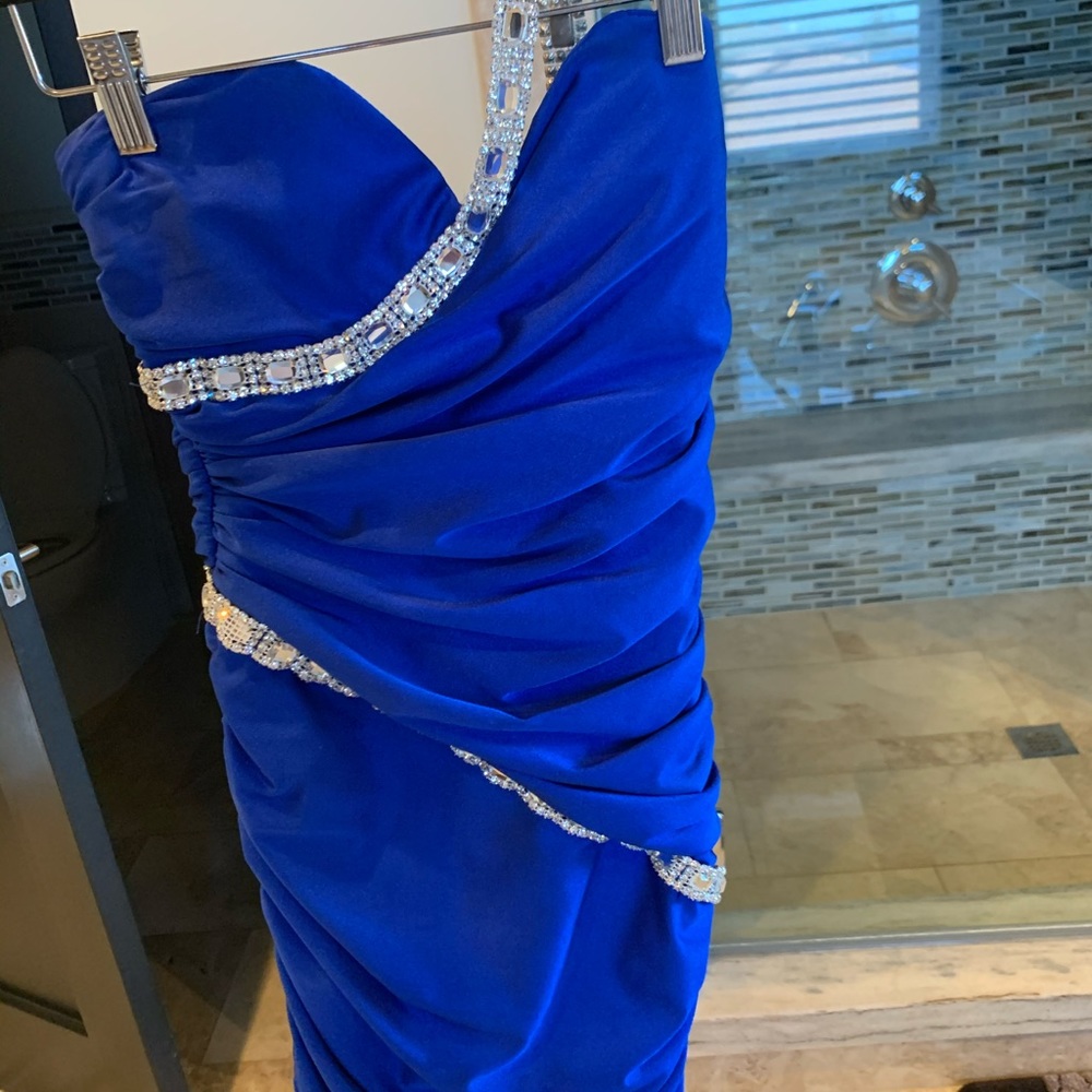Royal Blue Homecoming Dress